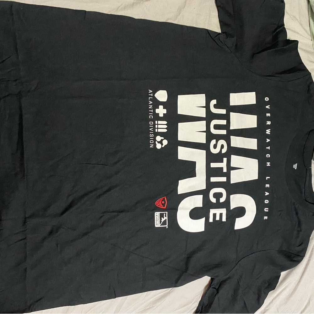 Fanatics Black Short Sleeve Tee overwatch Design